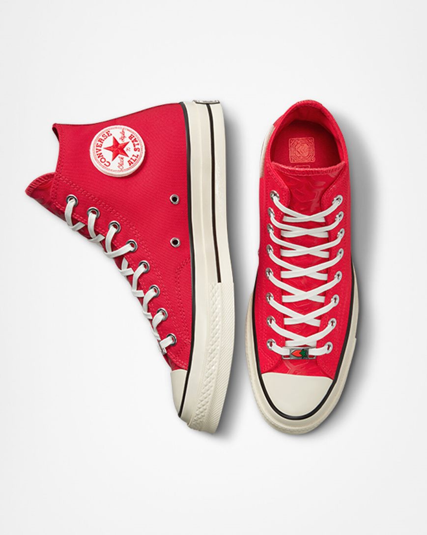 Zapatillas Altas Converse Chuck 70 Year of the Rabbit Hombre Rojas Blancas Negras | PE E872W5